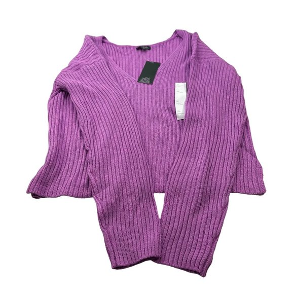 wild fable Sweaters - Wild Fable Women's Size XL Pull Over Crop Sweater Purple New With Tags